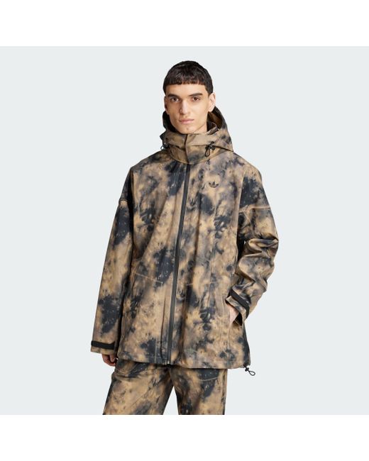 Adidas Originals Brown Premium Scrambler Jacket for men
