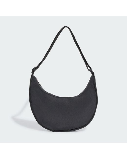 Adidas Black Everyday Icons Half Crescent Handbag