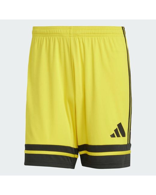 Adidas Yellow Squadra 25 Shorts for men