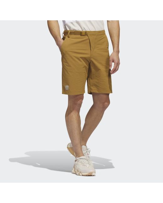 Adidas Natural Adicross Golf Shorts for men