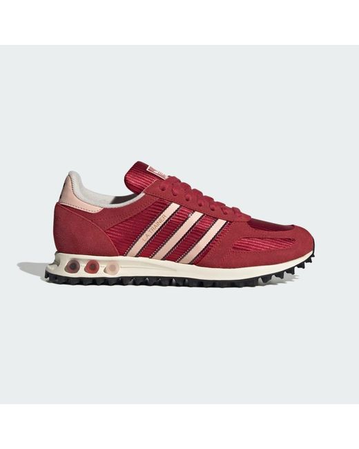 Adidas Red La Trainer Og Shoes