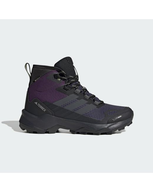 Adidas Blue Terrex Skychaser Ax5 Mid Gore-Tex Climawarm+ Hiking Shoes