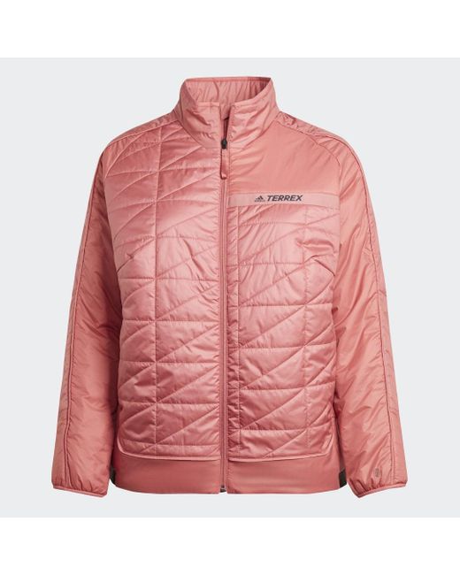 Adidas Pink Terrex Multi Insulated Jacket (plus Size)