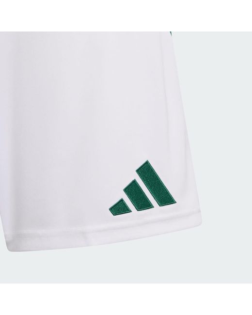 Adidas White Hungary 24 Away Shorts for men