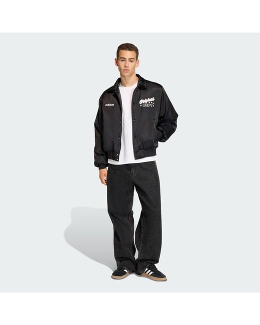 Adidas Black Originals Firebird Collegiate Jacket for men