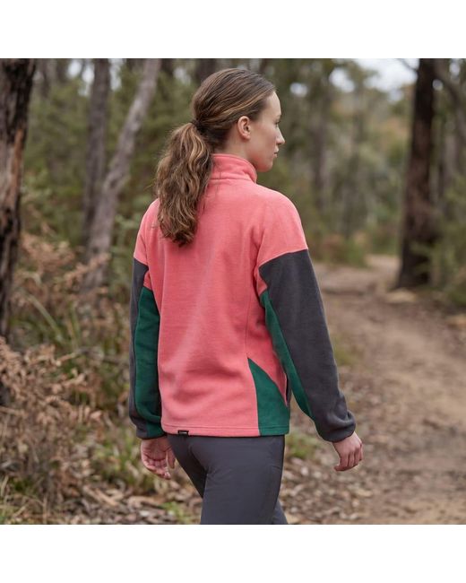 Adidas Red Terrex Multi Climawarm Fleece Anorak