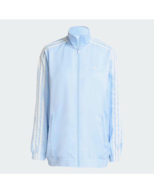 Giacca Da Allenamento Firebird Originals Con 3 Strisce Arricciate di Adidas in Blue