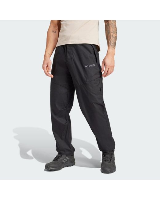 Adidas Originals Black Terrex Xploric Tracksuit Bottoms for men