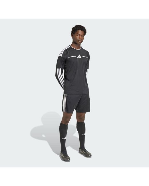 Adidas Black Referee 26 Jersey Long Sleeve for men