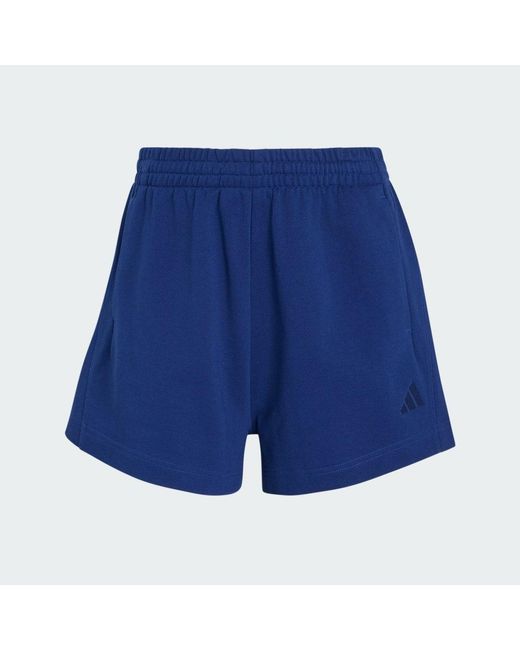 Adidas Blue Kit Small Logo Shorts