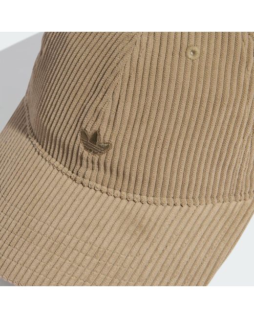 Adidas Natural Corduroy Baseball Cap