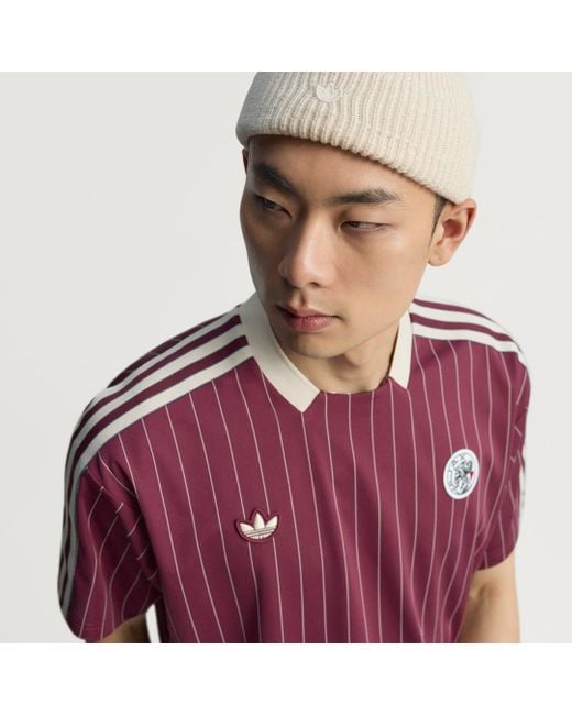 Adidas Red Ajax Amsterdam Terrace Icons Jersey
