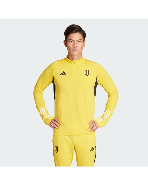 Adidas Yellow Juventus Tiro 23 Training Top for men