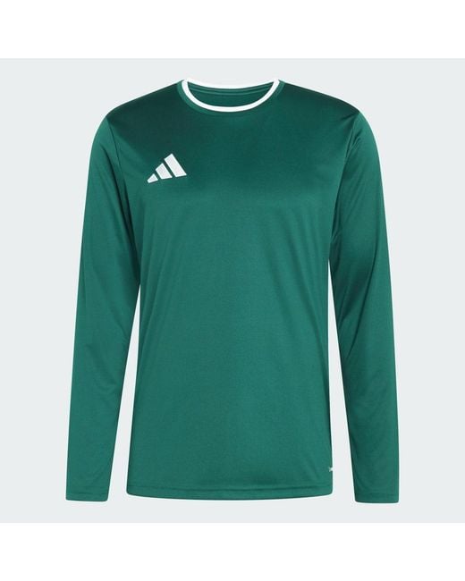 Adidas Green Entrada26 Long Sleeve Jersey for men