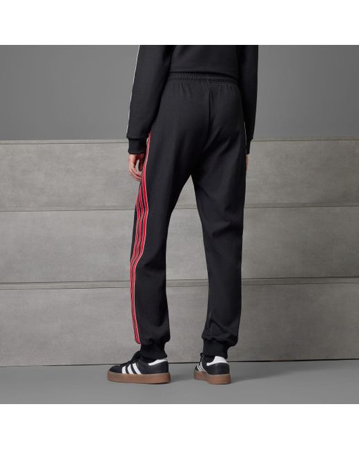 Adidas Gray Manchester United Terrace Icons Track Pants