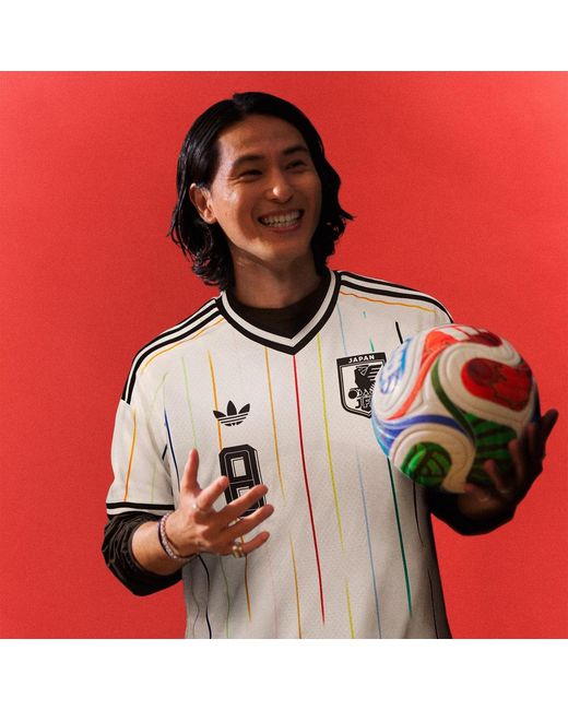 Adidas Red Japan 26 Away Authentic Jersey for men