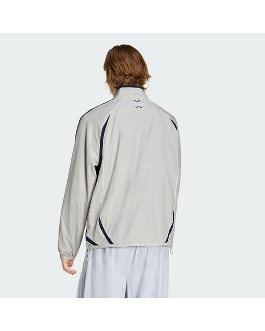 Adidas Gray Teamgeist Adicolor Track Top for men