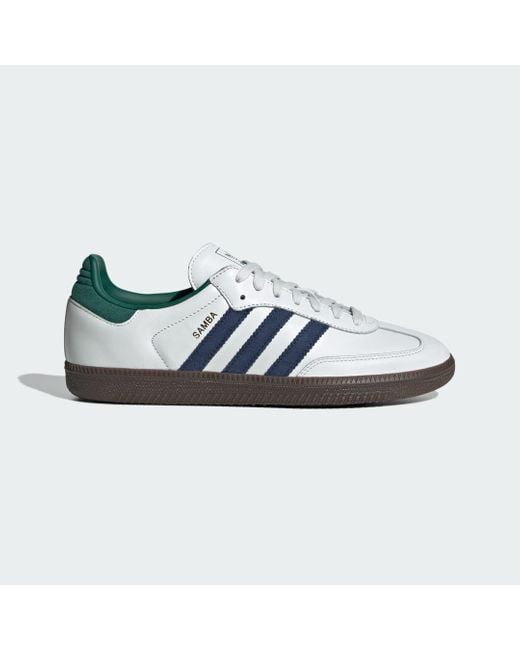 Adidas Blue Samba Og Shoes