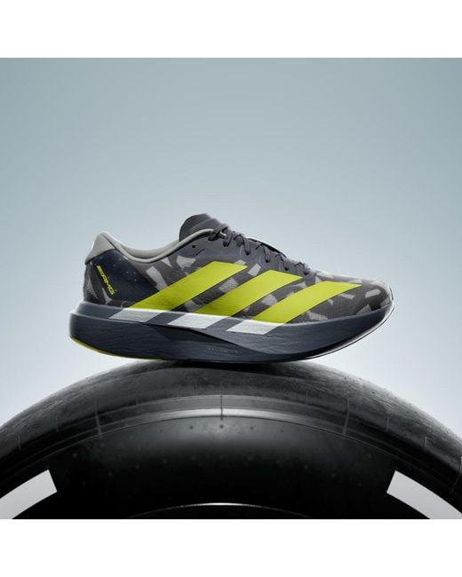Adidas Yellow Adizero Evo Sl Amg Shoes for men