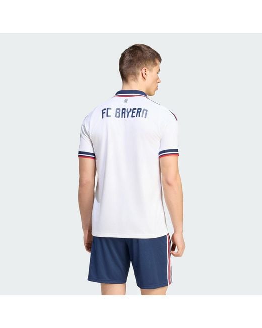 Adidas White Fc Bayern 26/27 Away Jersey for men