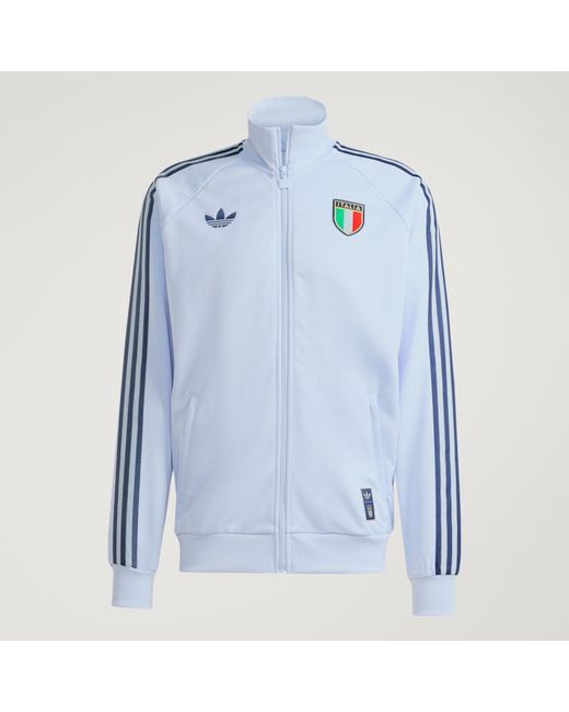 Adidas Blue Italy Originals Track Top for men
