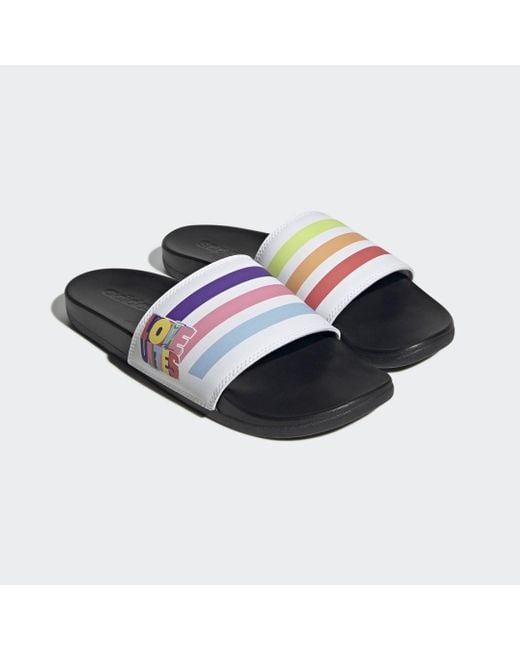 Adidas Blue Adilette Comfort Sandals