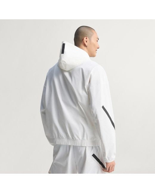 Adidas White Z.N.E. Woven Track Top for men