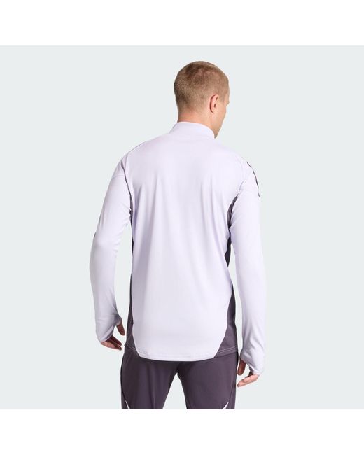 Adidas Purple Manchester United Tiro 25 Competition Training Top for men