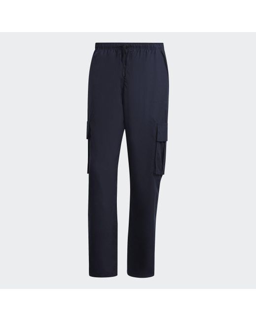 Adidas Blue Rifta City Boy Cargo Trousers (gender Neutral) for men