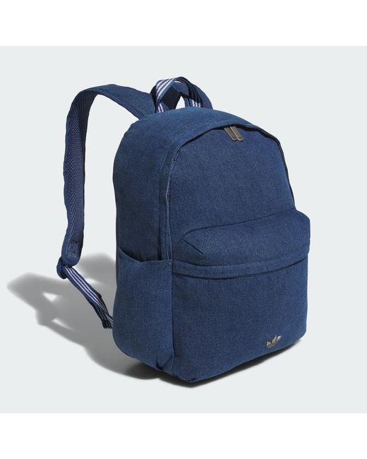 Adidas Blue Adicolor Classic Backpack Denim