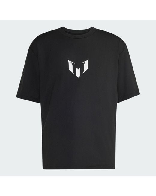 Adidas Black Messi Zne T-Shirt for men