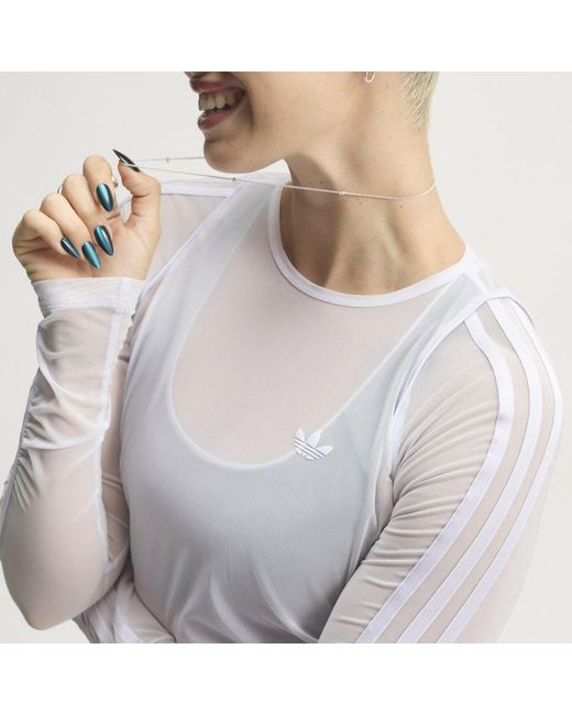 Adidas Gray Originals Sport Longsleeve Shirt