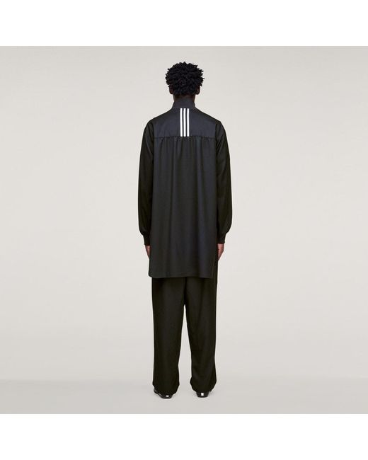 Adidas Black Y-3 Refined Wool Long Track Top for men