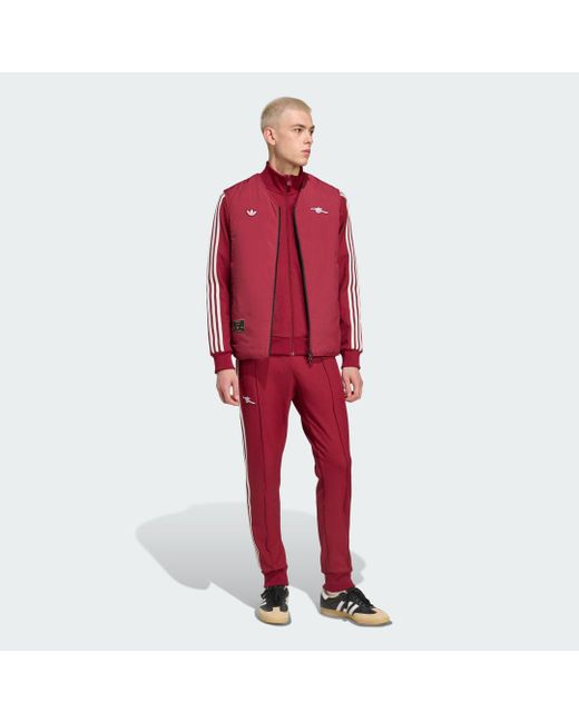 Adidas Red Arsenal Terrace Icons Vest for men