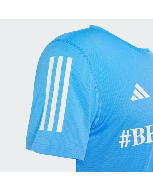 Adidas Blue Berlin Half Marathon T-Shirt for men