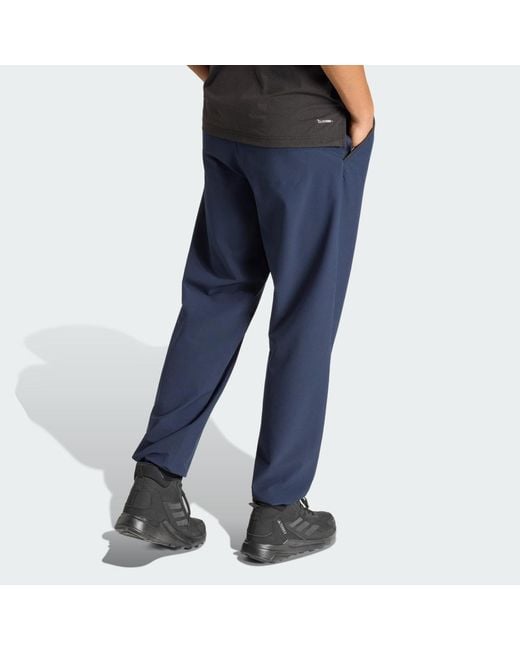 Adidas Blue Terrex Multi Liteflex Tracksuit Bottoms for men