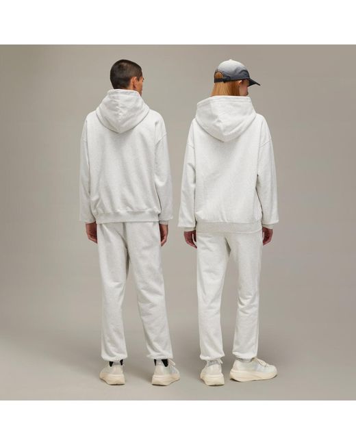 Adidas Gray Y-3 Brushed Terry Track Joggers
