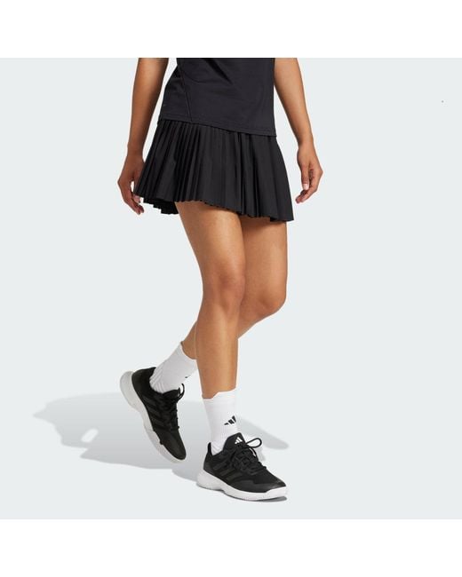 Adidas Black Club Pleated Climacool Tennis Skirt