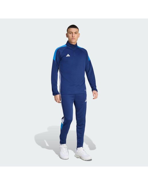 Adidas Blue Tiro 26 Essentials Training Top for men