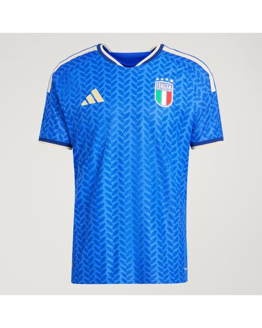 Adidas Blue Italy 26 Home Authentic Jersey for men