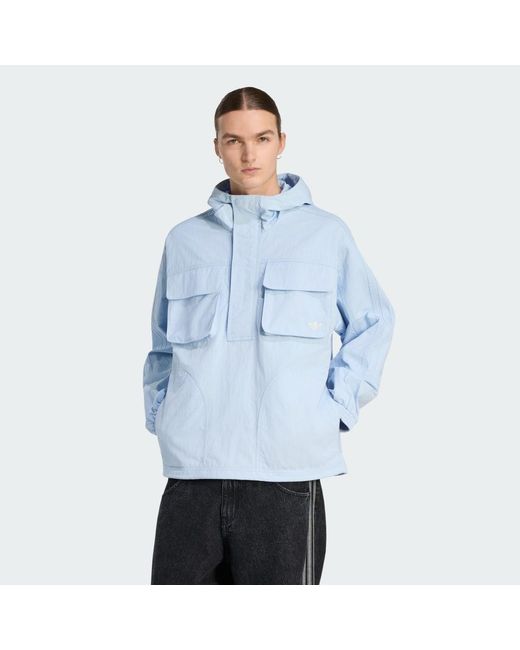 Adidas Originals Blue Britcore Parka for men