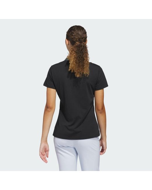 Adidas Black Ultimate365+ Butterspun Grid Polo Shirt