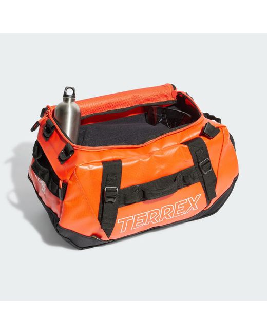 Adidas Orange Terrex Rain.Rdy Expedition Duffel Bag S