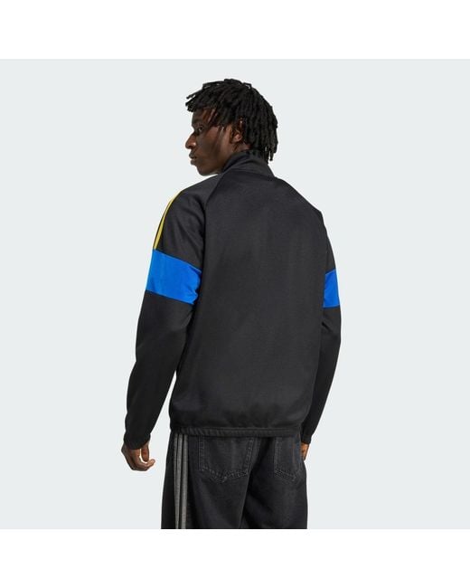 Adidas Blue Manchester United Lfstlr Track Top for men