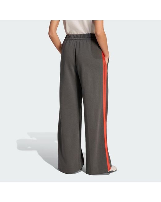 Adidas Gray Audi Revolut F1 Team Dna Wide Leg Joggers