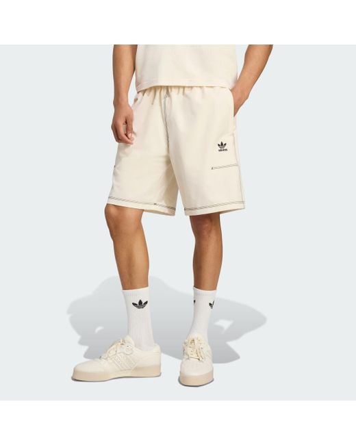 Adidas Natural Trefoil Essentials Shorts for men