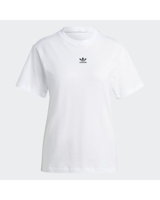 Adidas White Adicolor Essentials Regular T-Shirt