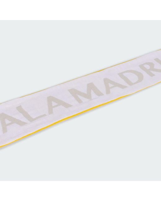 Adidas White Real Madrid Home Scarf