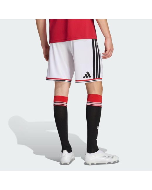 Adidas Red Manchester United 26/27 Home Shorts for men