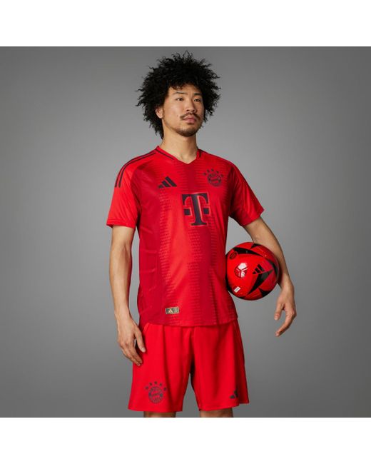 Adidas Red Fc Bayern 24/25 Home Authentic Jersey for men